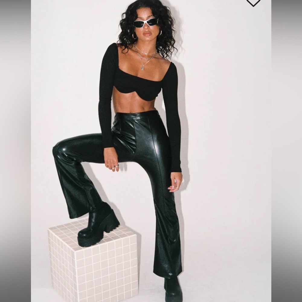 Braden pant princess Polly black leather pants